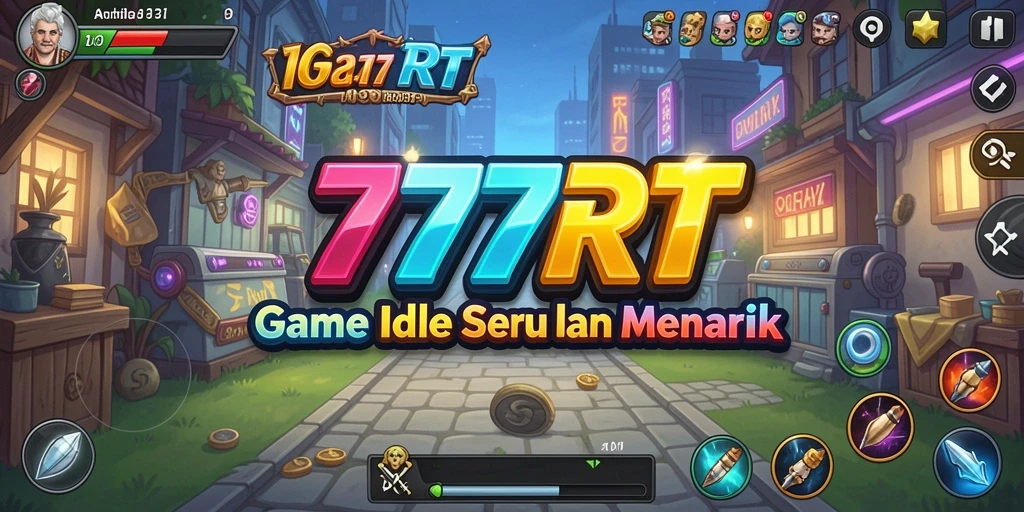 Screenshot gameplay 777RT menunjukkan suasana santai dan menarik.