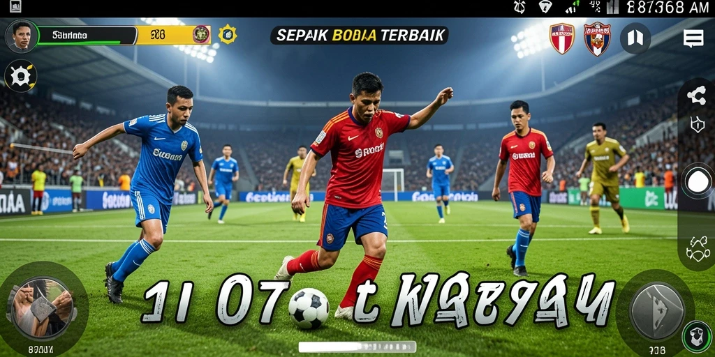 Tampilan screenshot gameplay <strong>8768</strong> menampilkan aksi seru di lapangan.