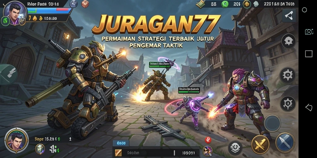 Tampilan gameplay <strong>JURAGAN77</strong> yang menarik dan penuh aksi strategis.