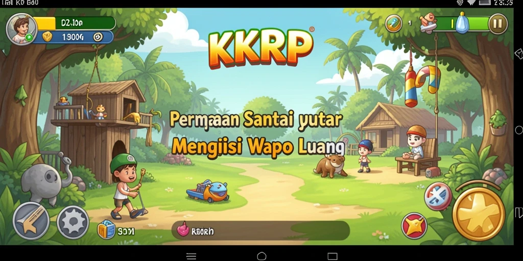 Screenshot gameplay KKRP menampilkan keseruan bermain santai.