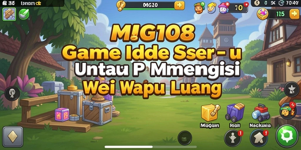 Tampilan gameplay MG108 dengan suasana santai dan menarik.