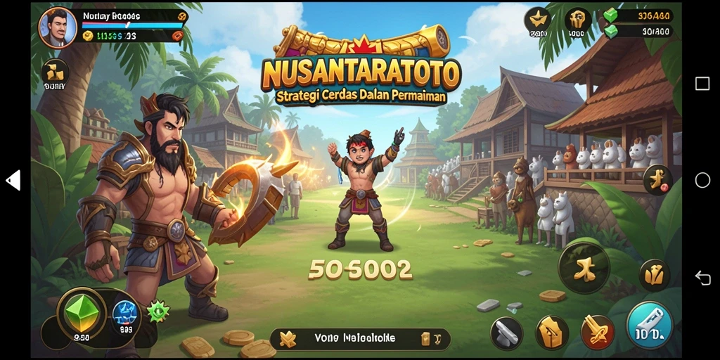 Tampilan gameplay NUSANTARATOTO yang menyenangkan dan penuh strategi.