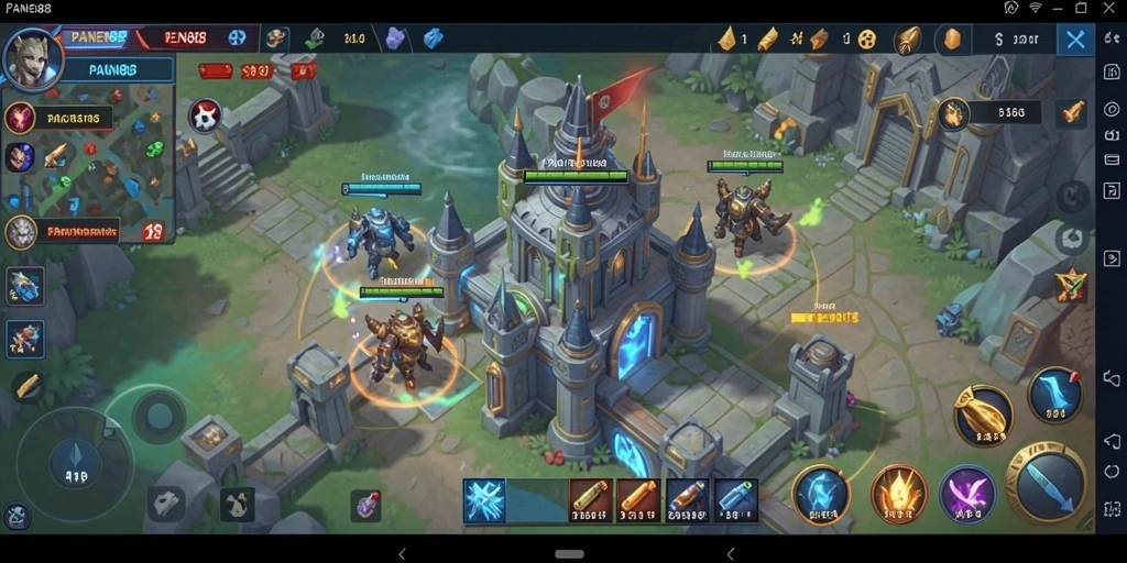 Tampilan gameplay strategis dari PANEN88 yang menantang.