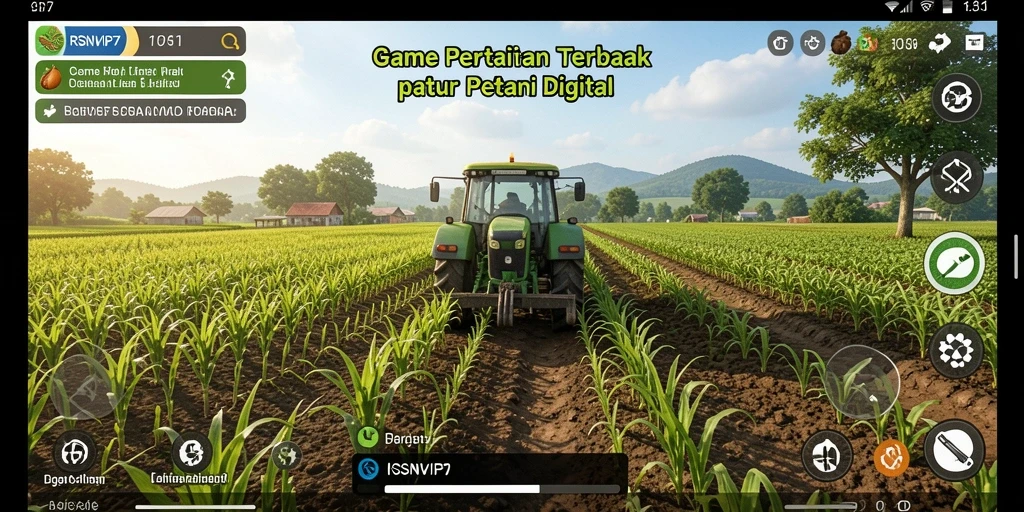 Screenshot gameplay RSNVIP7 menampilkan aktivitas bertani yang seru dan interaktif.